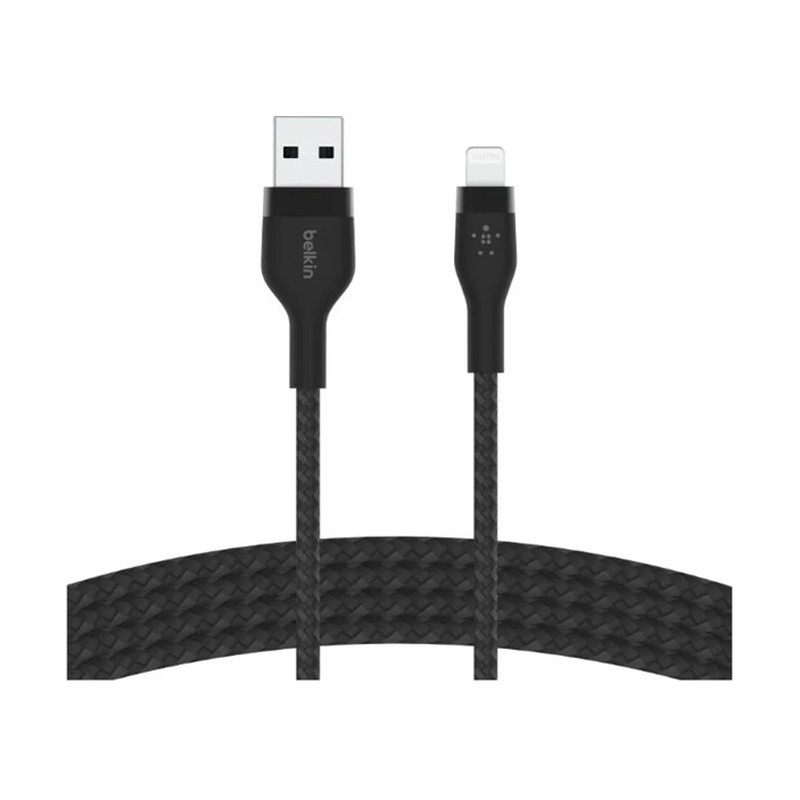 Belkin BoostCharge Pro Flex CAA010BT1MBK USB-A to Lightning Cable 1m Black