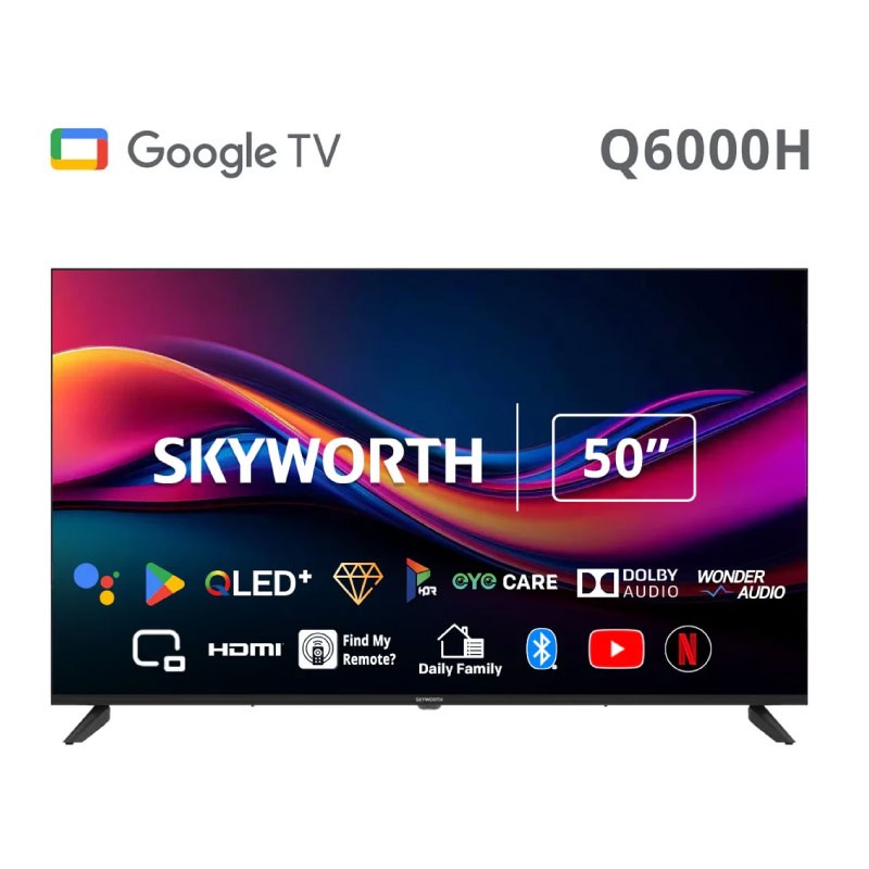 Skyworth 50Q6000H 50-Inch QLED Smart Google TV
