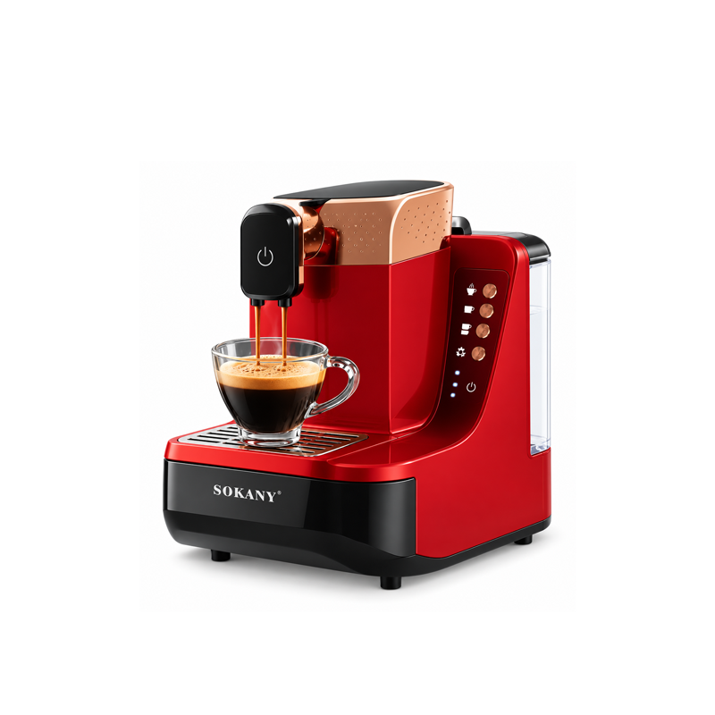 SOKANY SK-04011 1L 700W Turkish Coffee Maker Red