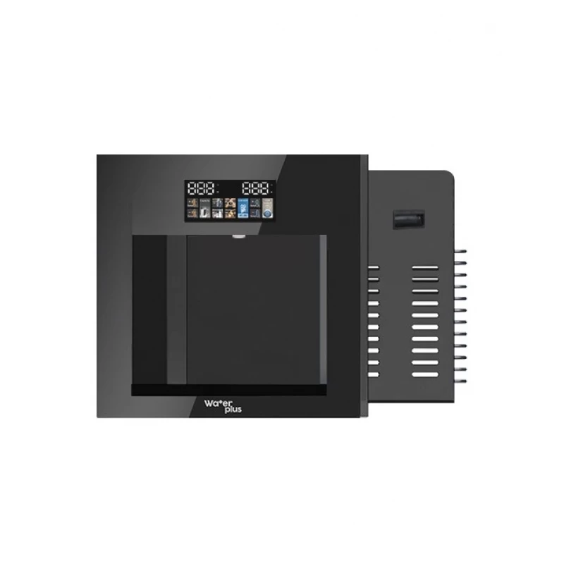 Water Plus B2024-D Built-in Digital Water Dispenser Black Glass
