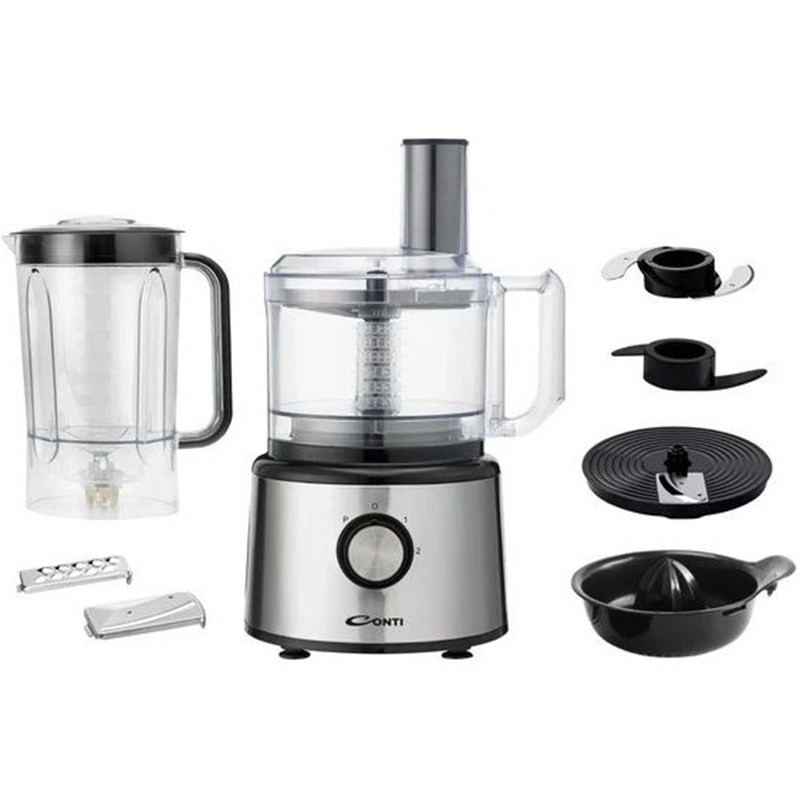 CONTI FP 75001 BS 1.5L 750W 19-Function Food Processor