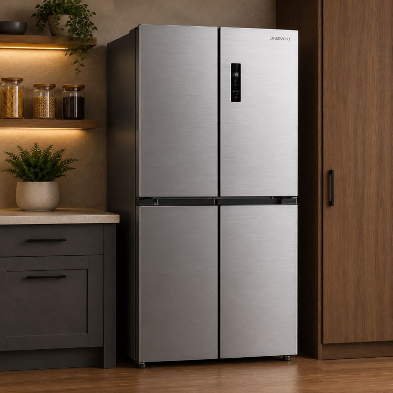DAEWOO DE-FDS810SS Four-Door Refrigerator 503L No Frost - Stainless Steel