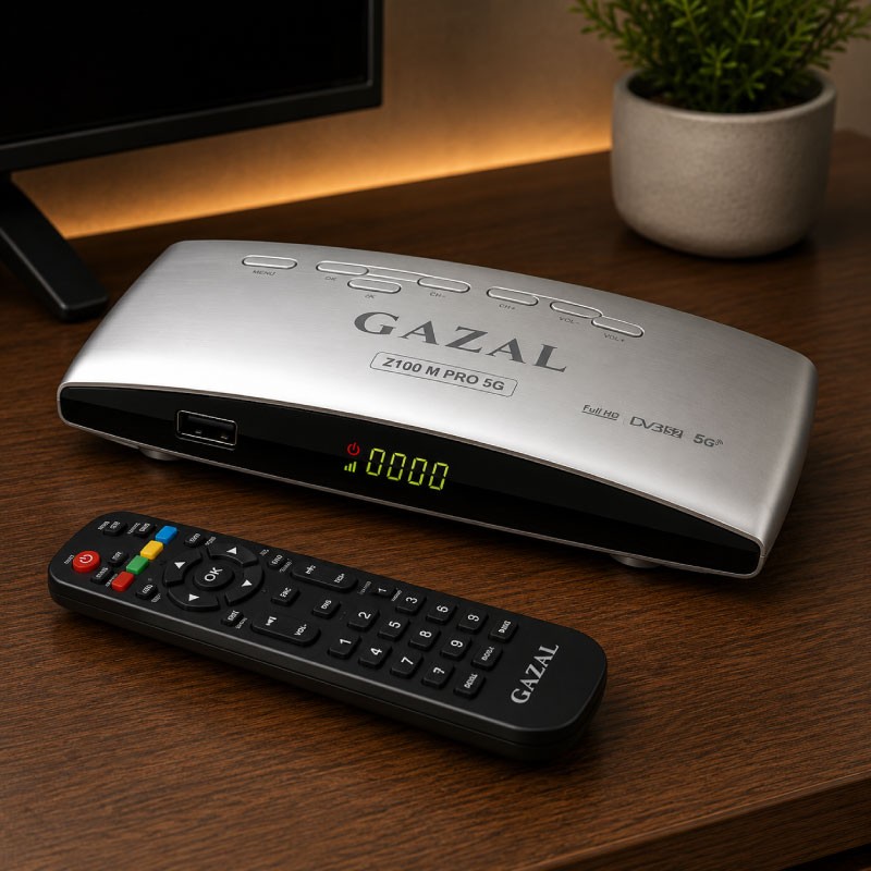 GHAZAL 7100F CALSS 5G 4K Smart Receiver - Black
