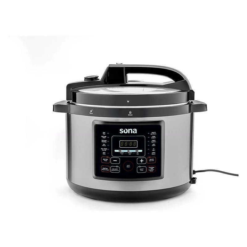 Sona SPC-120LH 12L 1500W Electric Pressure Cooker with 14 Programs