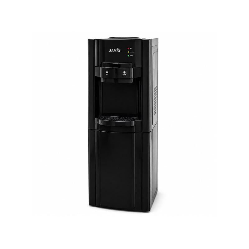Samix SNK-X51 Hot & Cold Compressor Freestanding Water Dispenser with Storage Cabinet Black