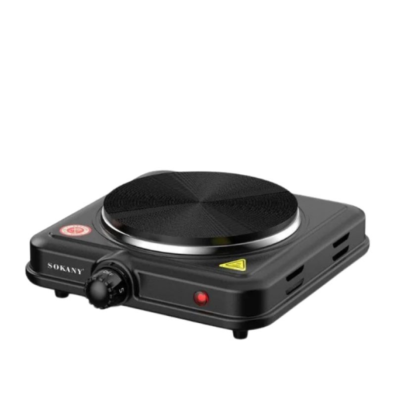 SOKANY SK-5109 Single Electric Hot Plate 1500W - Black