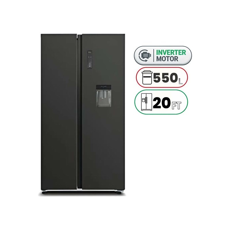 Hisense Refrigerator RS3P725NBG Black