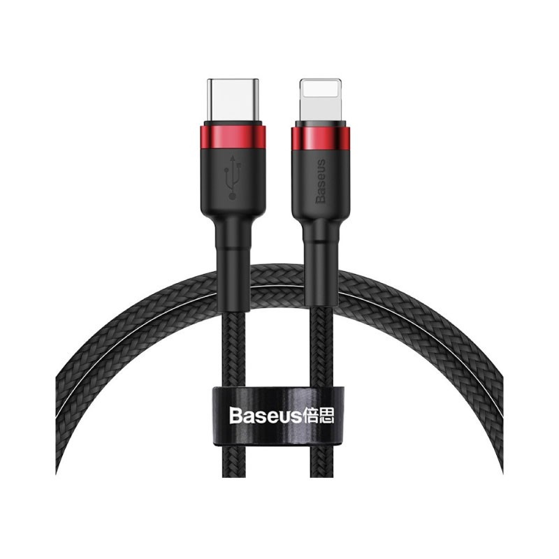 Baseus Cafule Cable Type-C to iP PD 20W 1m Red+Black