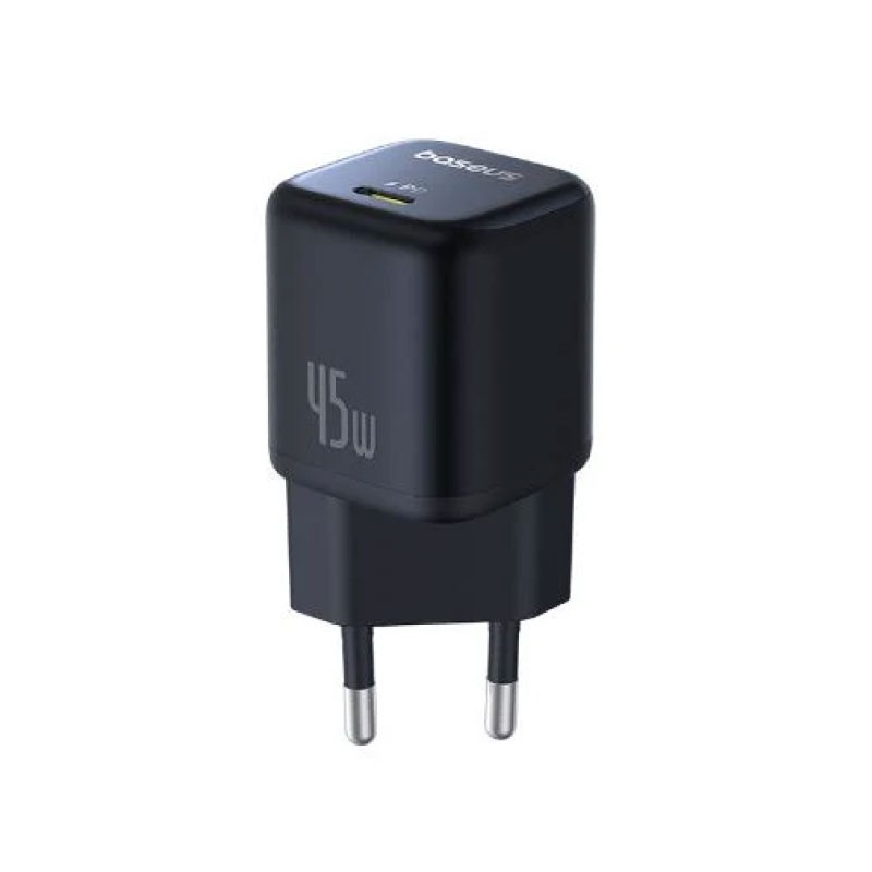 OS-Baseus PicoGo GaN Fast Charger 1C 45W EU Cosmic Black