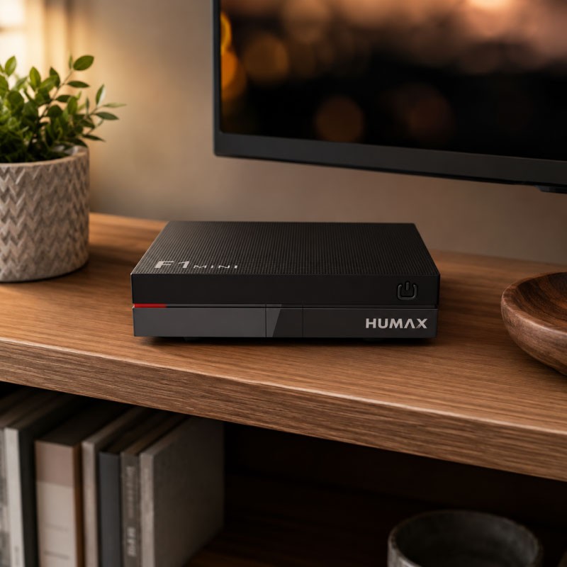 HUMAX F1 Full HD 1080P Receiver - Black