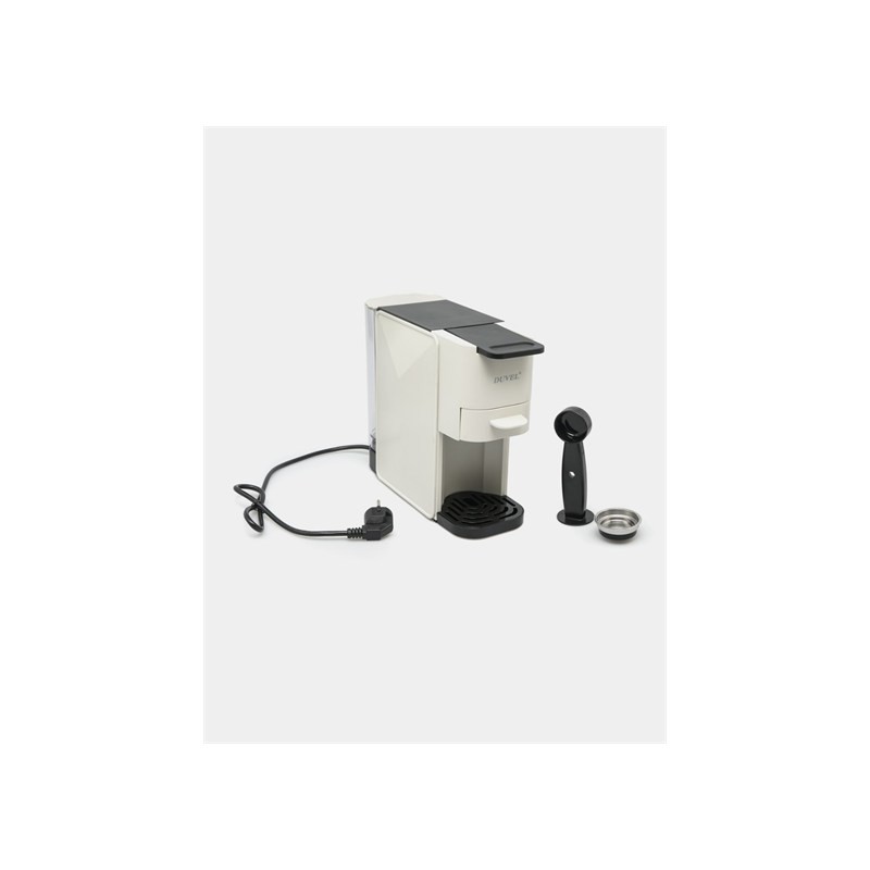 DUVEL DL-C011 20-Bar 1350W 3-in-1 Capsule Coffee Machine White