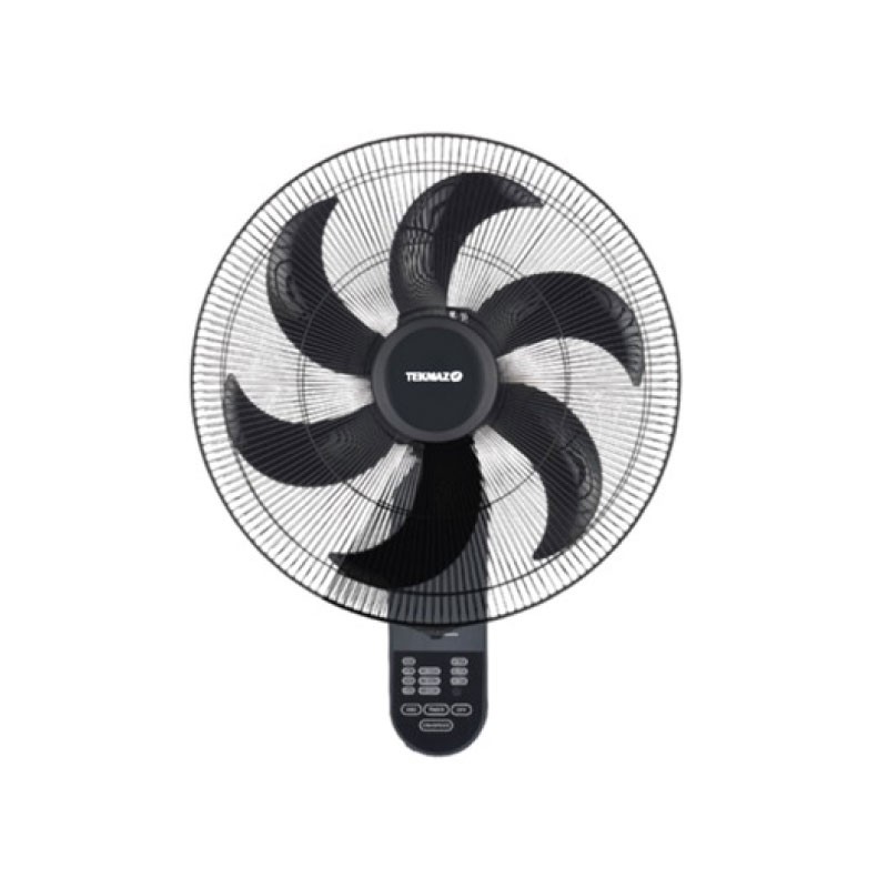 TAKMAZ NAS-WFR18 wall Fan with 6 Blades and 3 Speeds - Black