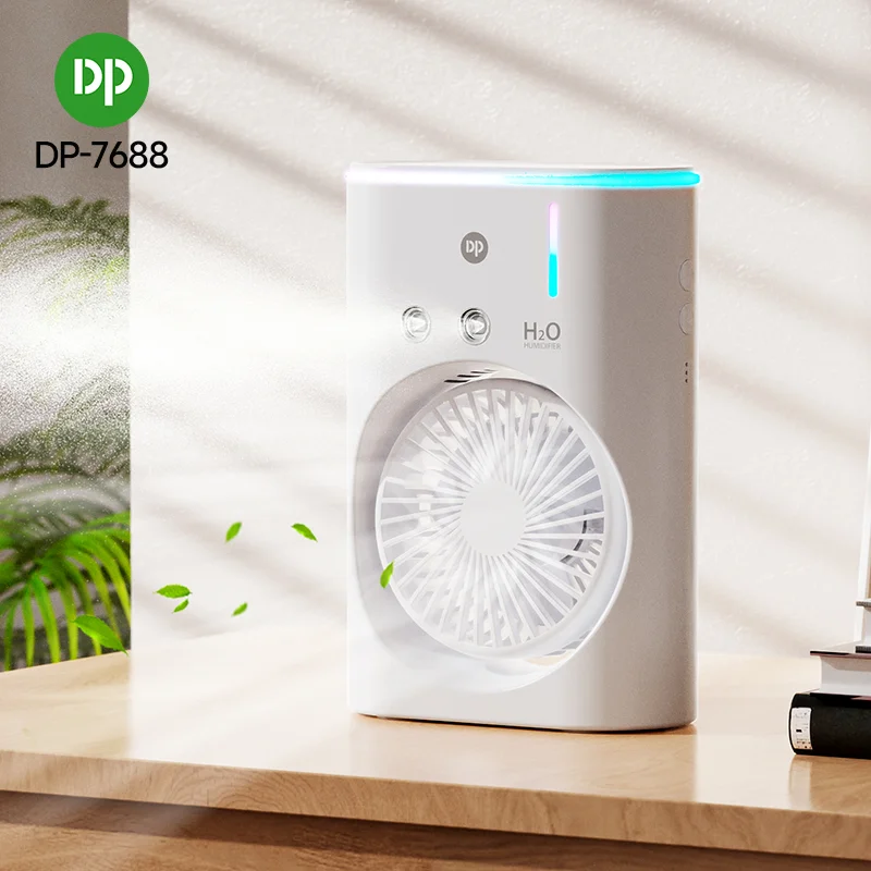 DP DP-7684 Table Fan 5 Inch with Mist Cooling