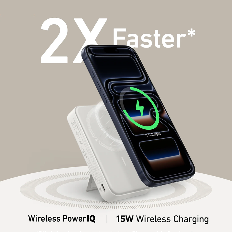 A1654H11 Anker MagGo Power Bank (10K - 15W) White