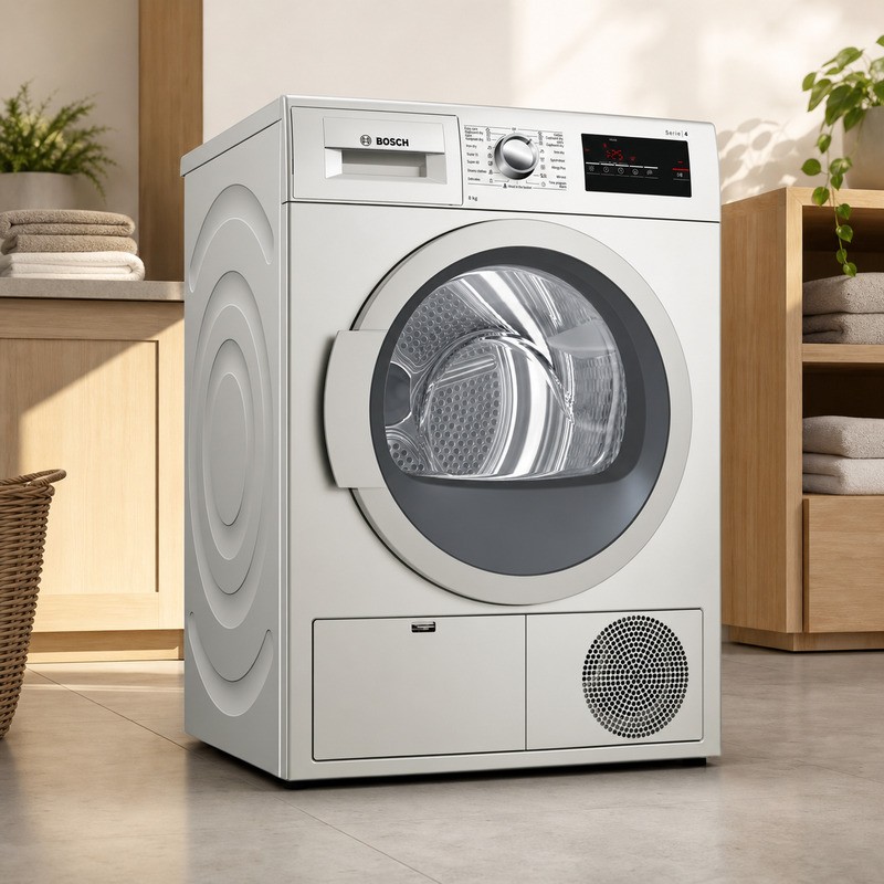 Bosch Dryer WTN8542SME 8KG Silver