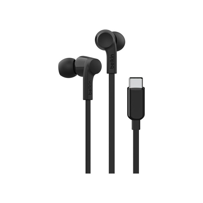 Belkin SoundForm G3H0002BTBLK USB-C Wired Earbuds Black