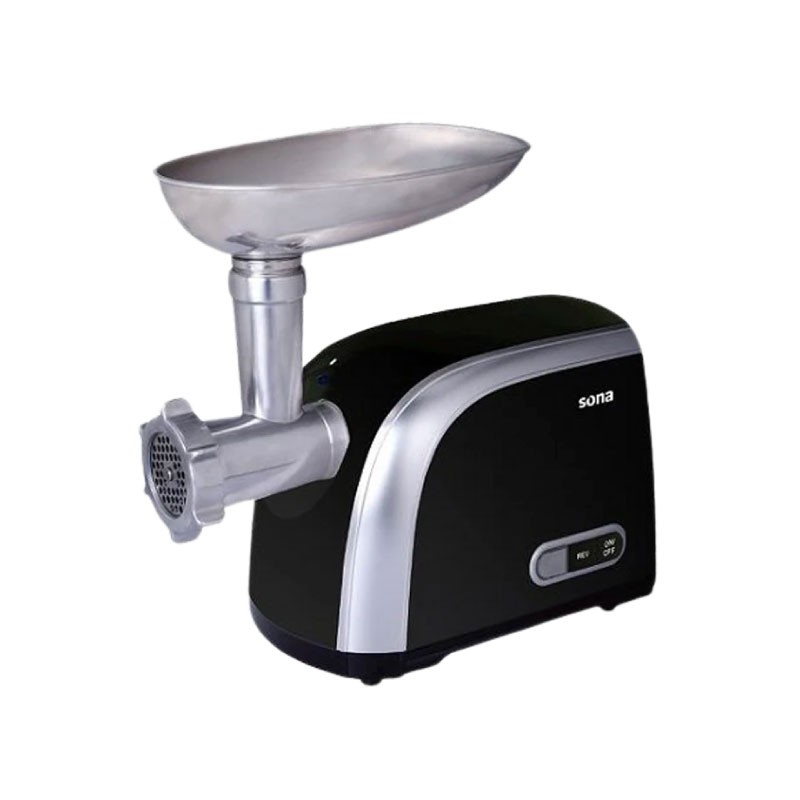 مفرمة لحمة سونا MG-6120 BK قوة قصوى 1200 واط مع 3 أقراص فرم