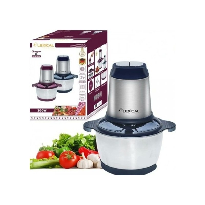 lexical LCH-1910 2L 300W Stainless Steel Chopper