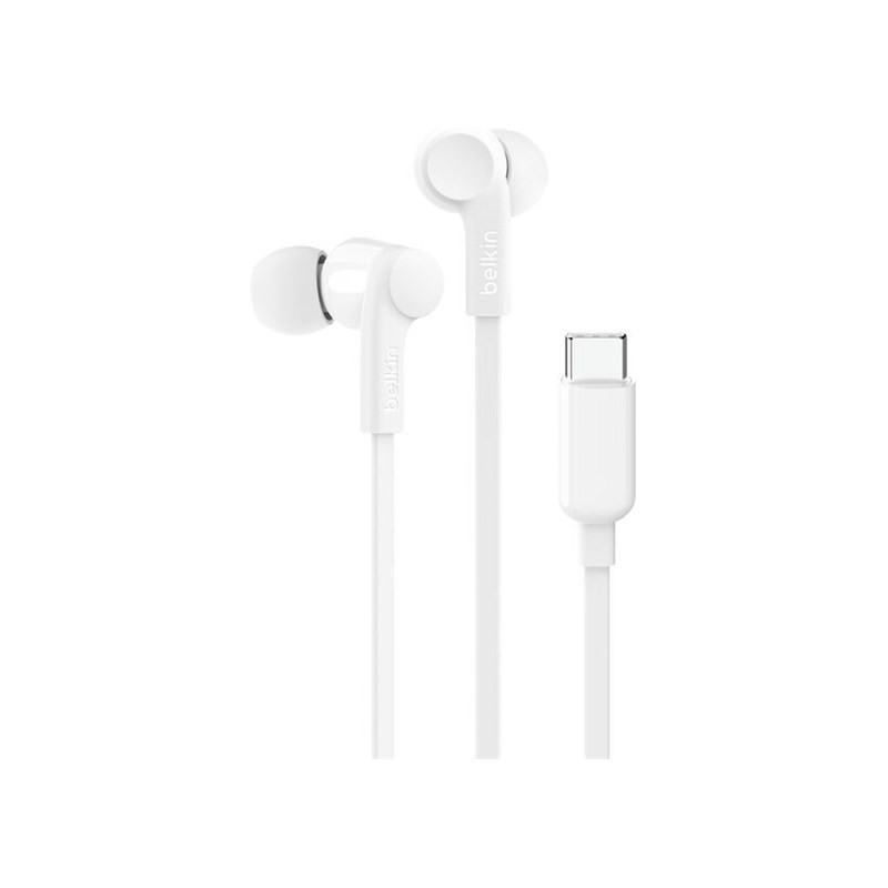 سماعات بلكين SoundForm G3H0002BTWHT سلكية USB-C أبيض