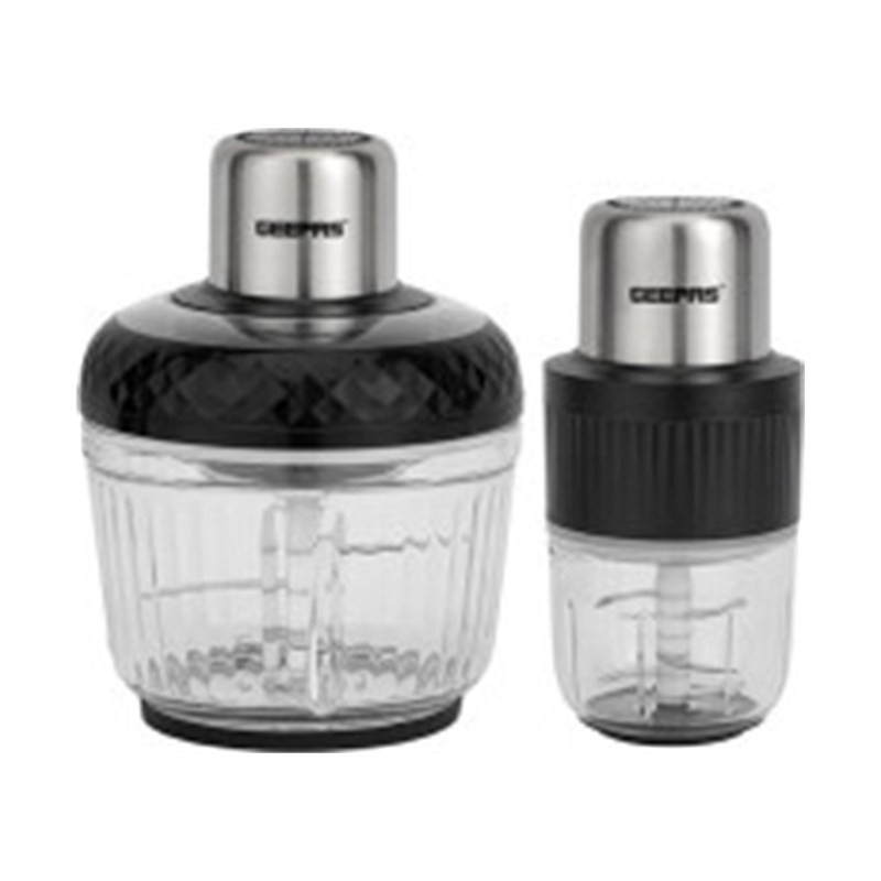 Geepas GMC42030 500W Multi Chopper with 2.5L + 0.3L Glass Bowls